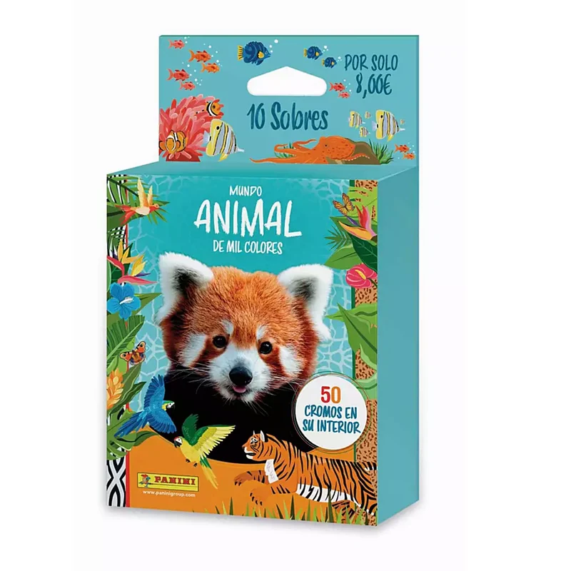 Ecoblíster Animales de Mil Colores 10 Sobres Panini