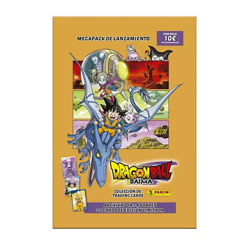 Megapack Dragon Ball Daima Archivador + 4 Sobres Panini
