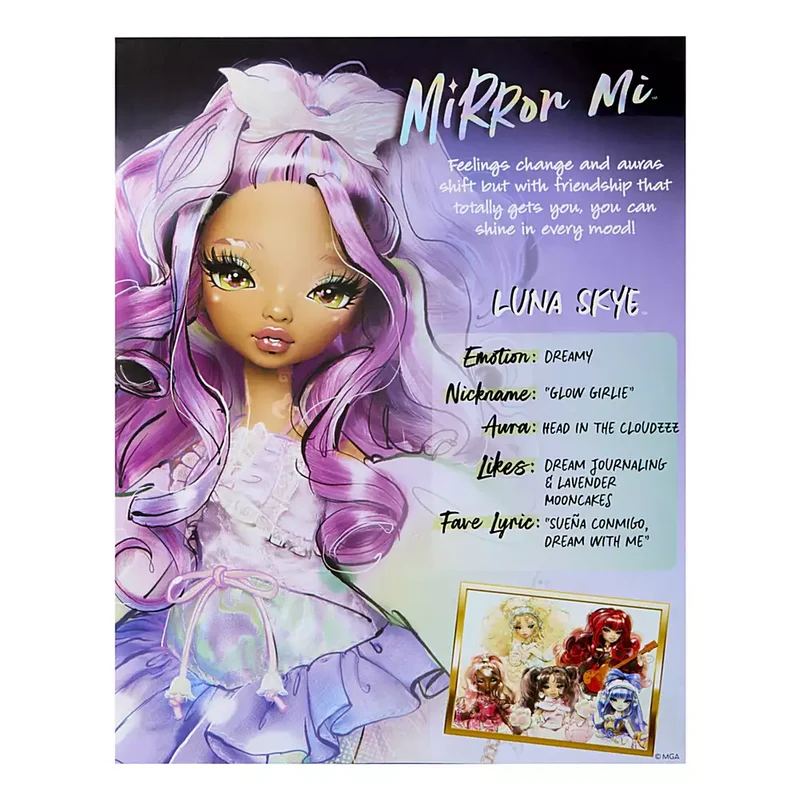 MirrorMi Academy Muñeca Fashion Luna Skye Dreamy de 26,5 cm