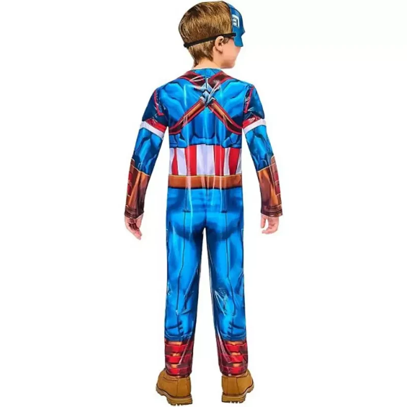 Disfraz Capitán América Black Line 5-6 Años Rubie’s