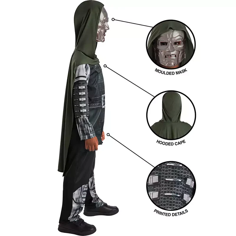 Disfraz Doctor Doom Classic 11-12 Años Marvel Rubie’s