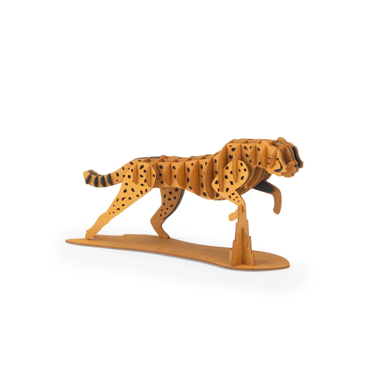Puzzle 3D guepardo autour du monde · Moulin Roty