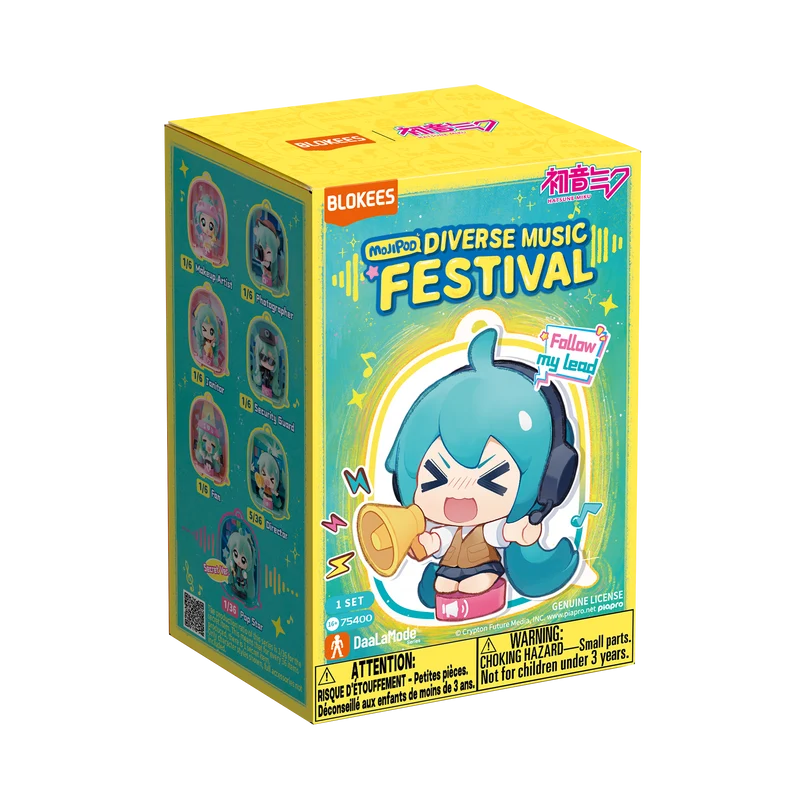 Blokees Hatsune Miku MOJIPOD Series: 01 Diverse Music Festival - Unitario 75400