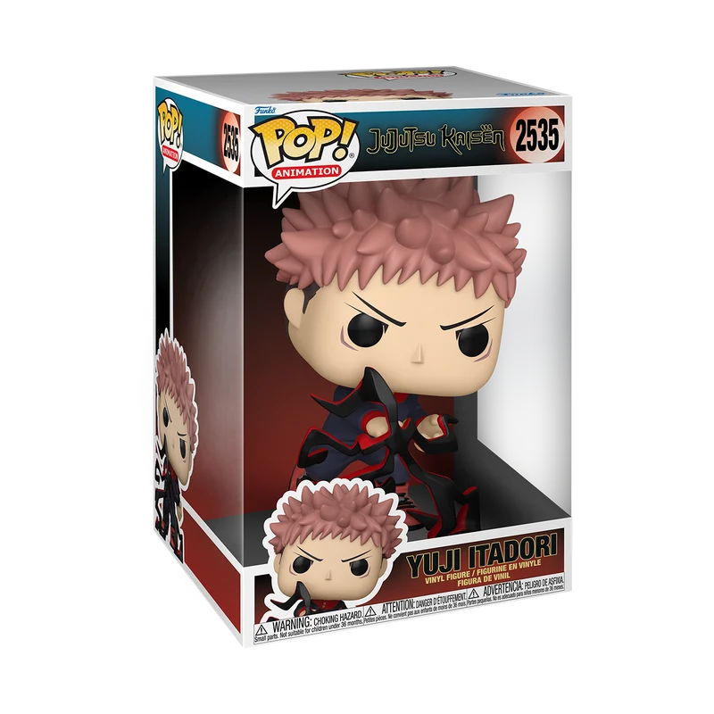 Funko Pop Jumbo Animation: Jujutsu Kaizen - Yuji Itadori 10 Pulgadas