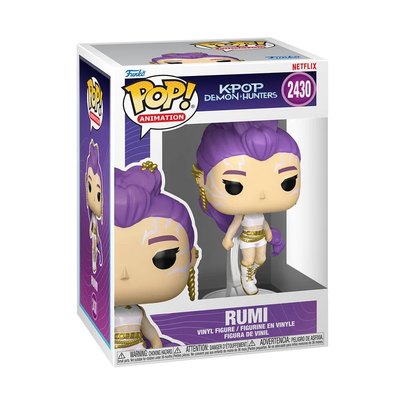 Funko Pop Animation: K-Pop Demon Hunters - Rumi atuendo blanco