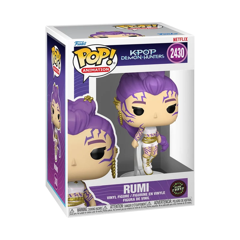 Funko Pop Animation: K-Pop Demon Hunters - Rumi atuendo blanco
