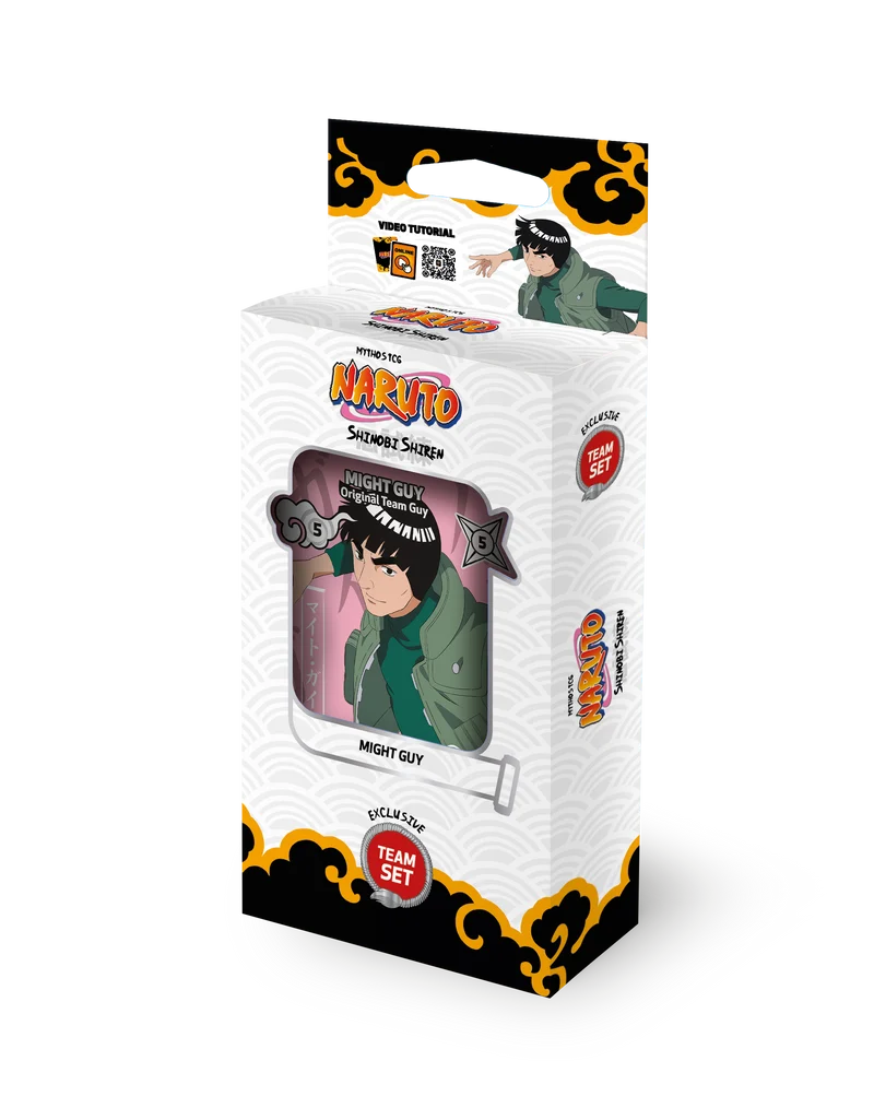 Naruto Mythos TCG: Shinobi Shiren Set 2 Edicion 1 - Might Guy Team Set En Ingles