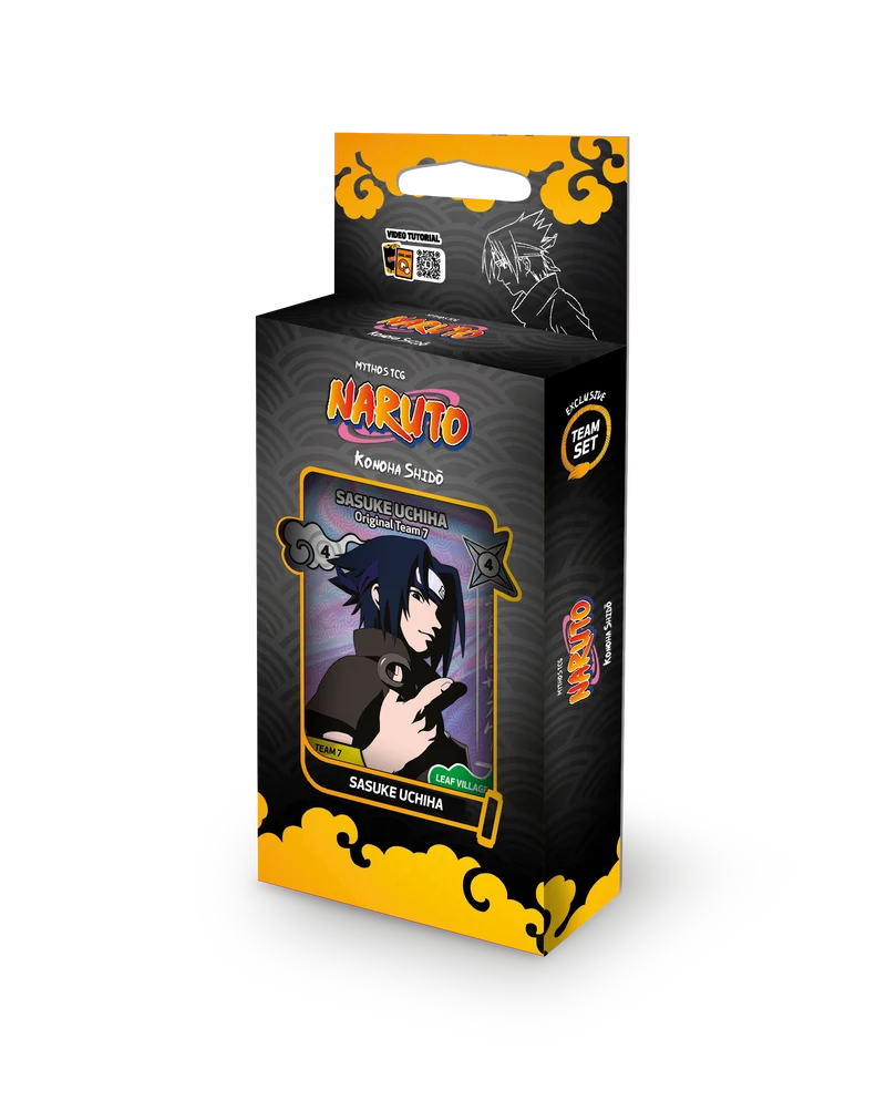 Naruto Mythos TCG: Konoha Shido Set 1 Edicion 2 - Sasuke Team Set En Ingles