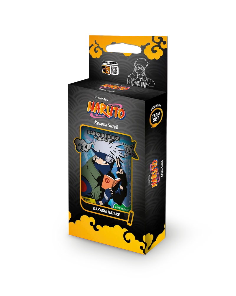 Naruto Mythos TCG: Konoha Shido Set 1 Edicion 2 - Kakashi Team Set En Ingles