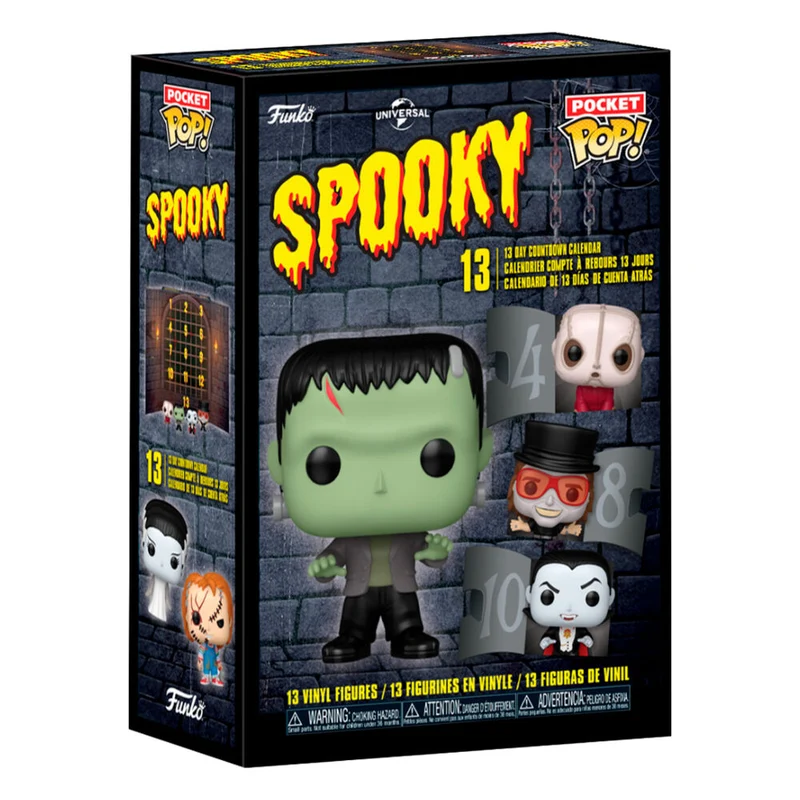 Calendario de Adviento Funko Pocket Pop Spooky 13 Días