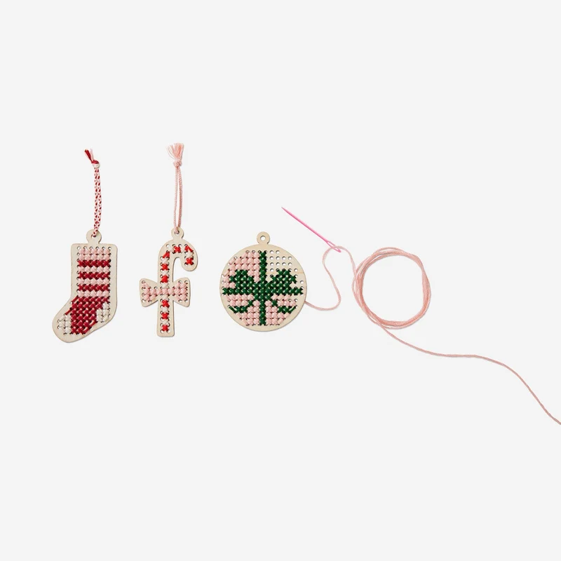 Christmas cross stitch embroidery kit