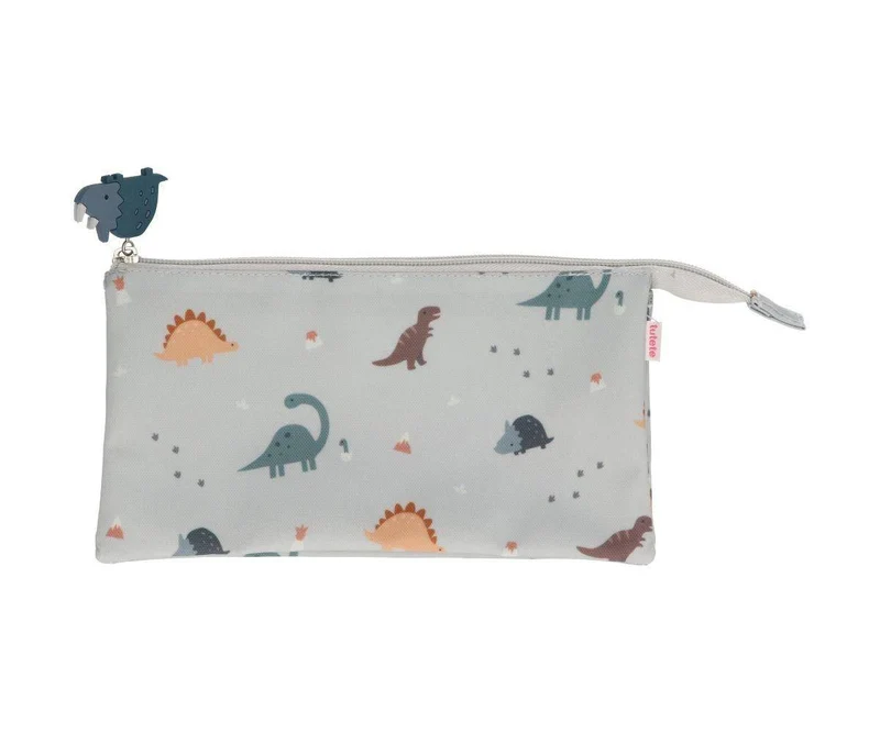 Estuche escolar 3 compartimentos Dinos World