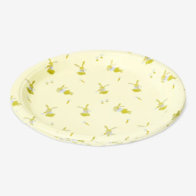 Paper plate. 8 pcs