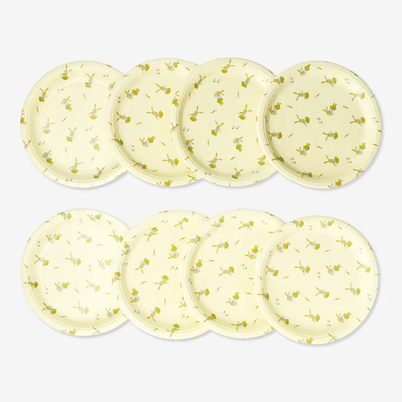 Paper plate. 8 pcs