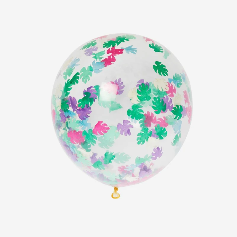 Balloons with confetti. 6 pcs