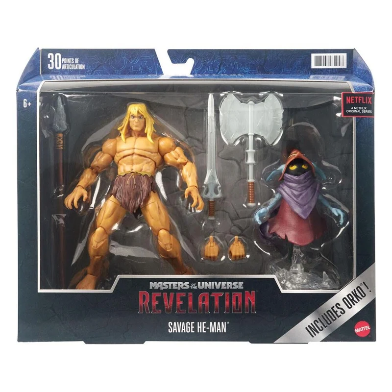 Figura Articulada Savage He-Man - Masters Of The Universe Revelation