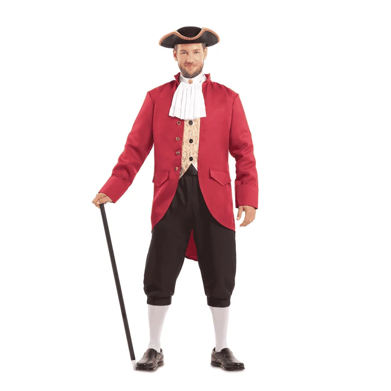 Disfraz de Hombre colonial adulto talla XXL