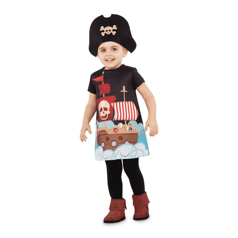 Disfraz de Gran piratita 12-24 meses bebé