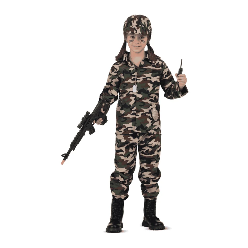 Disfraz de Yo quiero ser soldado 5-7 años infantil