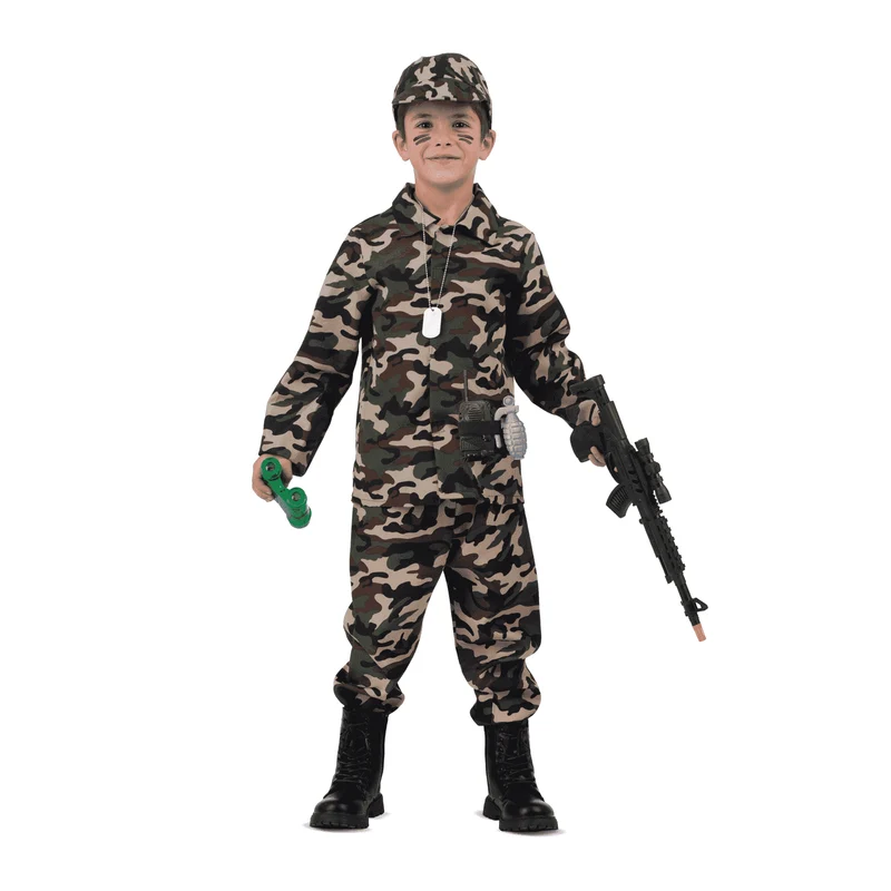 Disfraz de Yo quiero ser soldado 5-7 años infantil