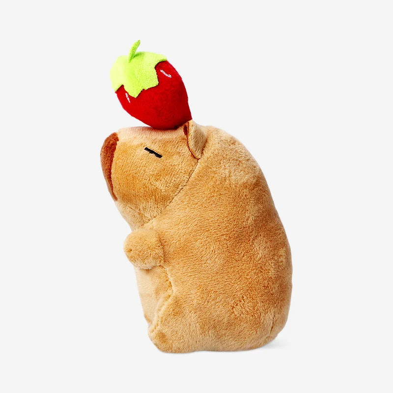 Plush toy - Capybara with strawberry