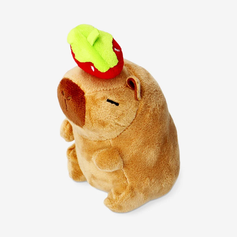 Plush toy - Capybara with strawberry