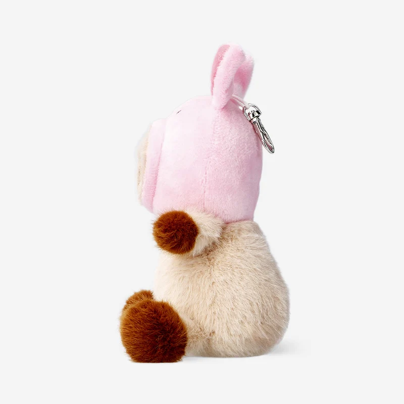 Key ring - Capybara dressed as bunny
