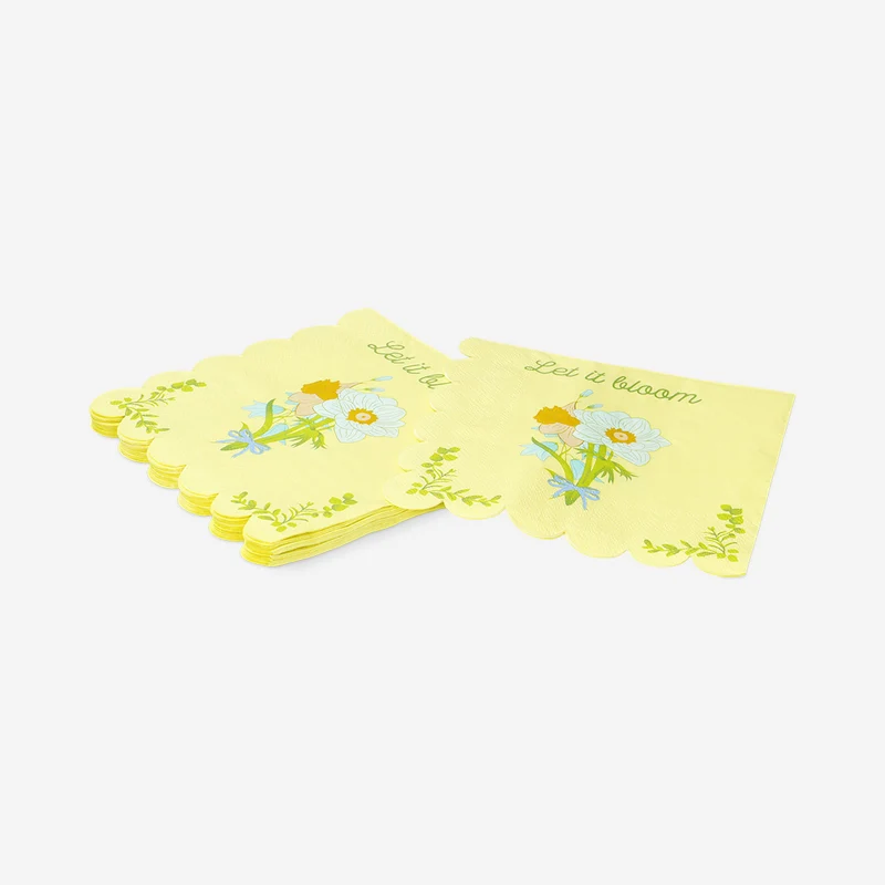Daffodil Easter napkins - 16 pcs