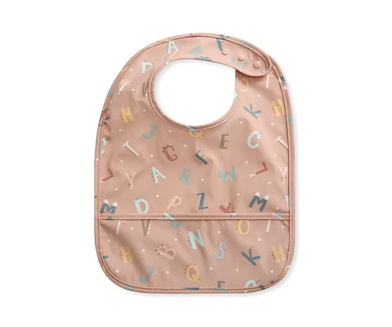 Babero Impermeable Funny Letters