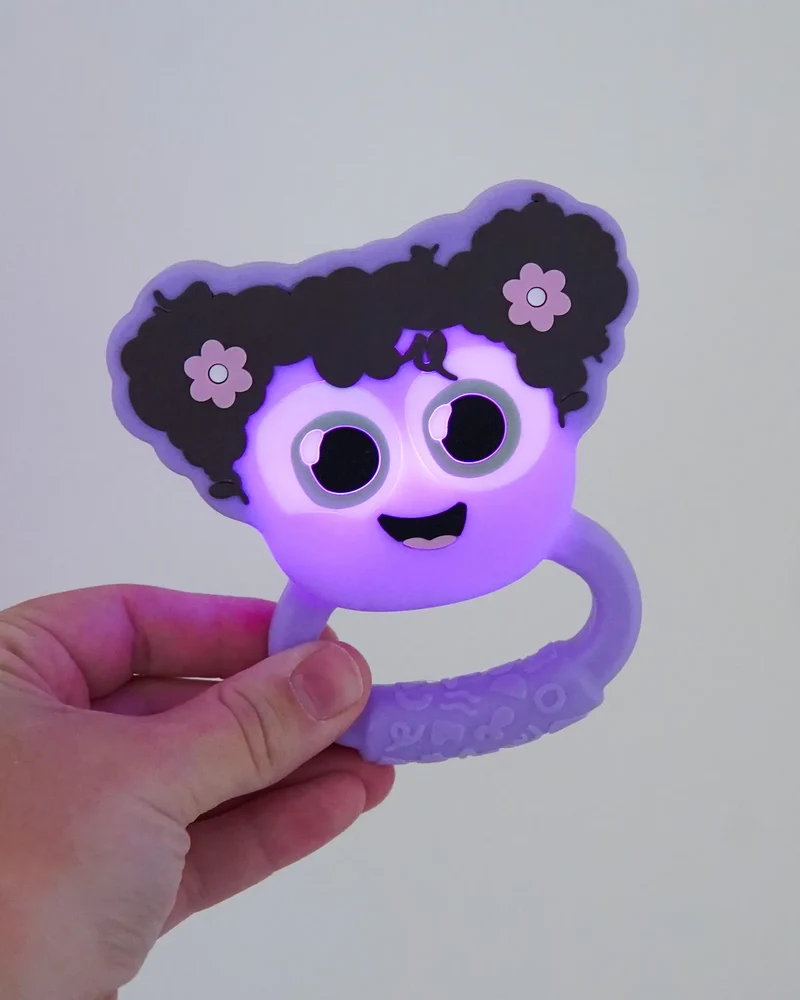 Sonajero / Mordedor GloPals · LUMI Lila