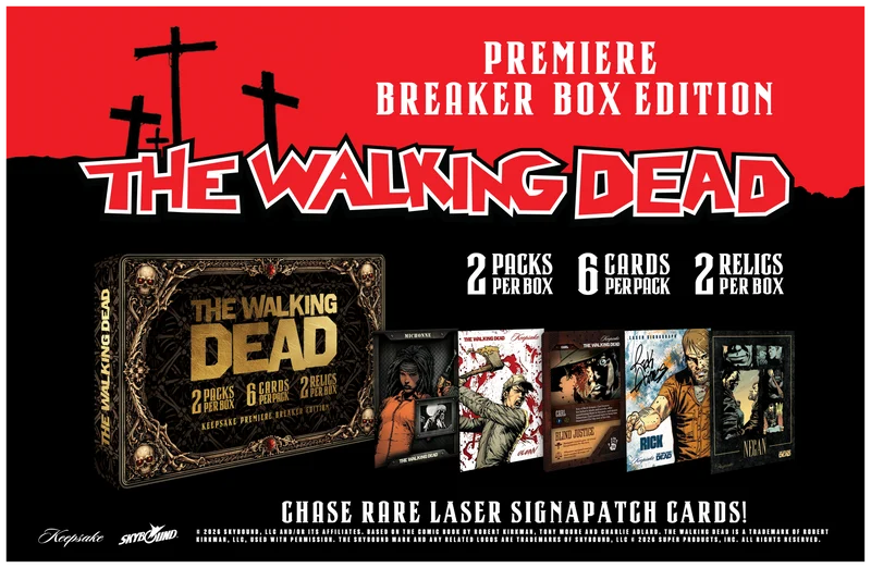 SUPER BREAK: Keepsake - The Walking Dead Premiere Breaker Edition Hobby Box