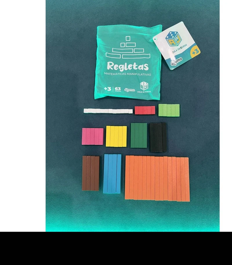Set de Regletas 63 piezas | Aula en Juego