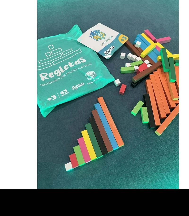 Set de Regletas 63 piezas | Aula en Juego