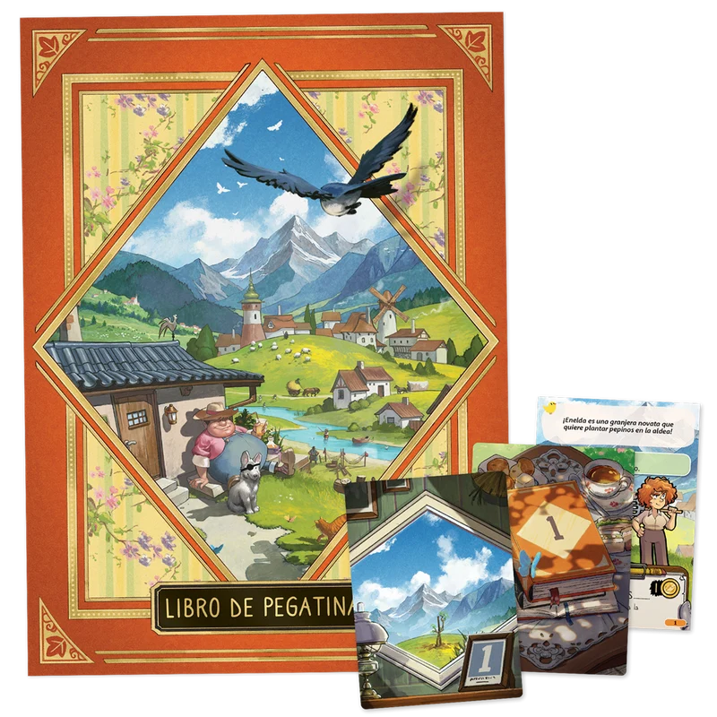 Aventuras en Villa Pegatina - Juego de mesa - Asmodee - 1-6 jugadores - 8+ años - 30-45 min