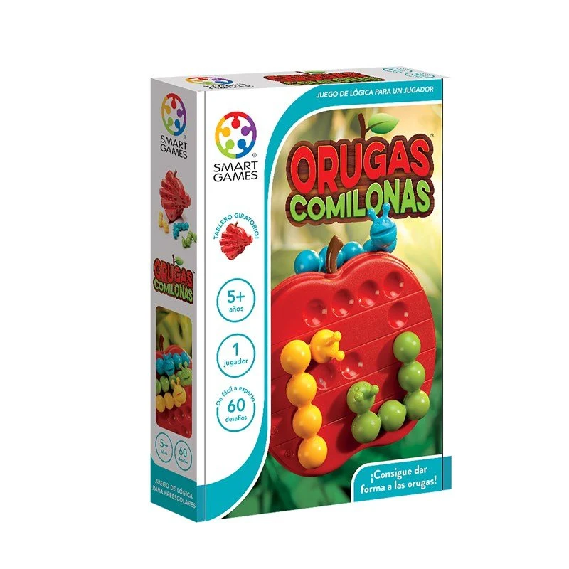 Orugas comilonas - Juego de mesa - SmartGames - 1 jugador - 5+ años - 10 min