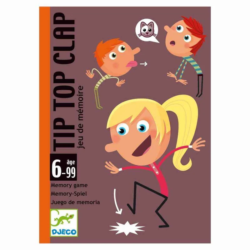Tip Top Clap - Juego de mesa - Djeco - 2-5 jugadores - 6+ años - 15 min