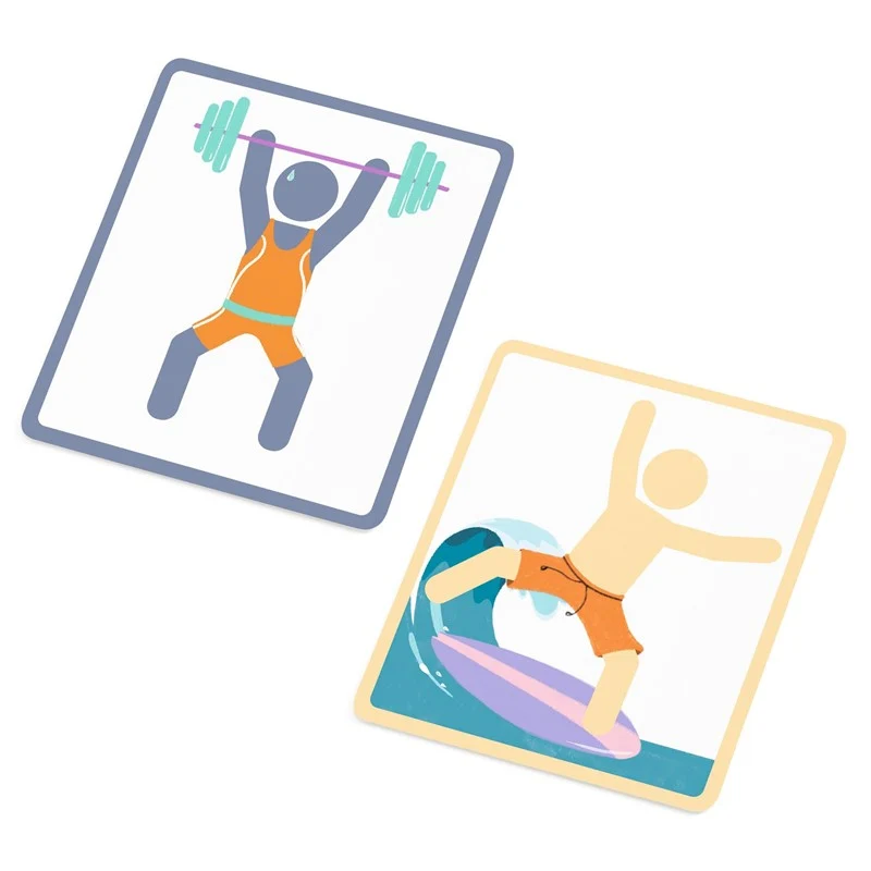 Bodymove - Juego de mesa - Djeco - 1 niño/a con adulto - 3-6 años - duración variable