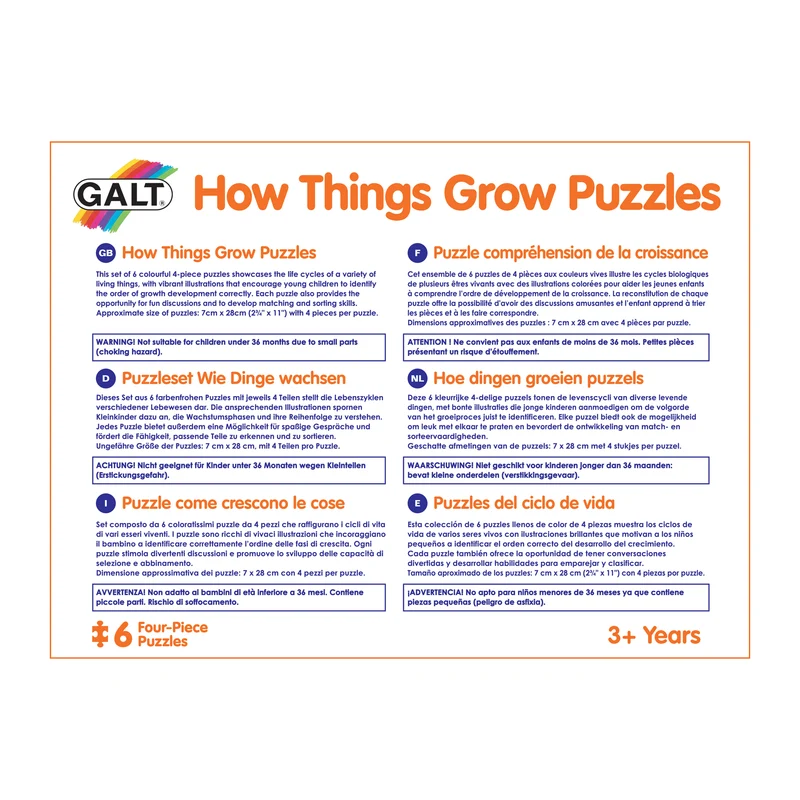 How Things Grow Puzzles