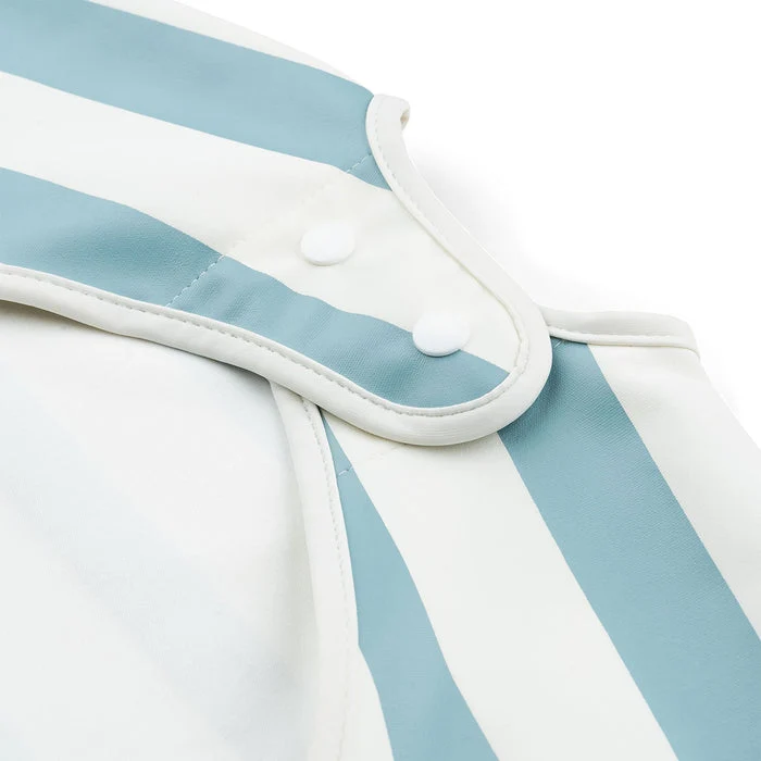 Babero con Mangas Stripes Blue · Done by Deer