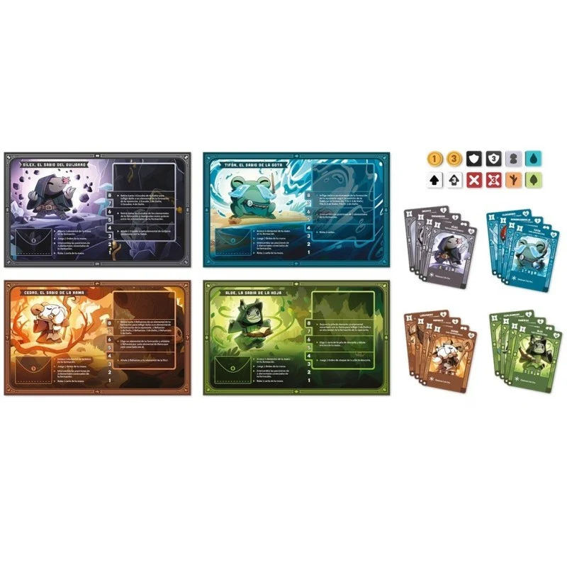 Juego de Mesa Dominio de los Elementos