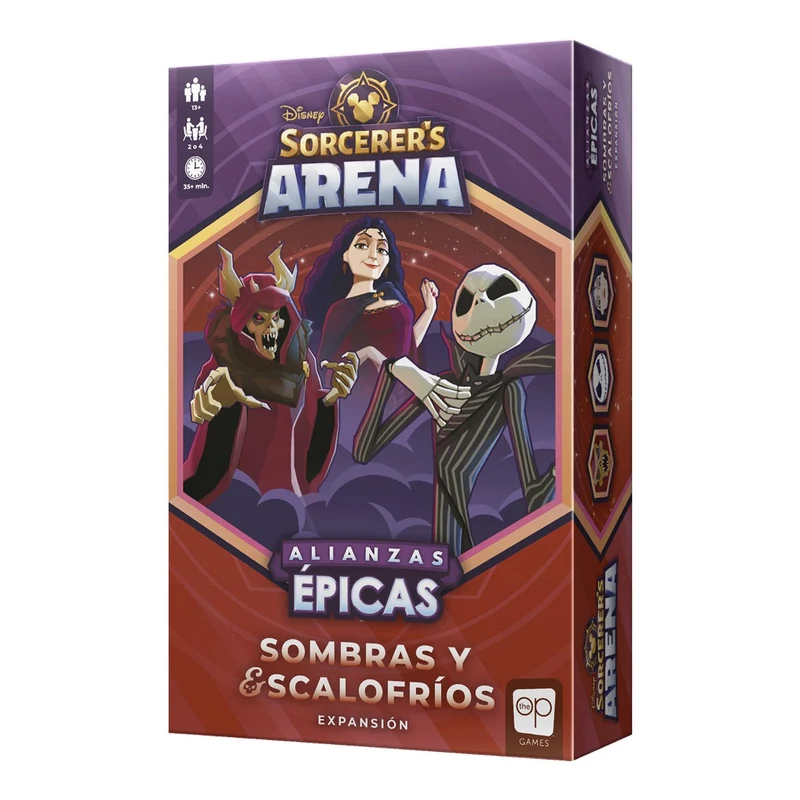 Juego de Mesa Disney Sorcerers Arena Alianzas Epicas: Sombras y Escalofrios