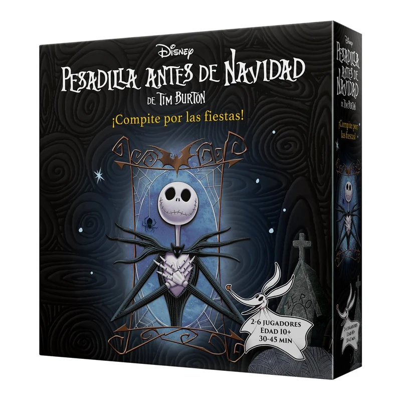 Juego de Mesa Pesadilla Antes de Navidad: Compite por las Fiestas