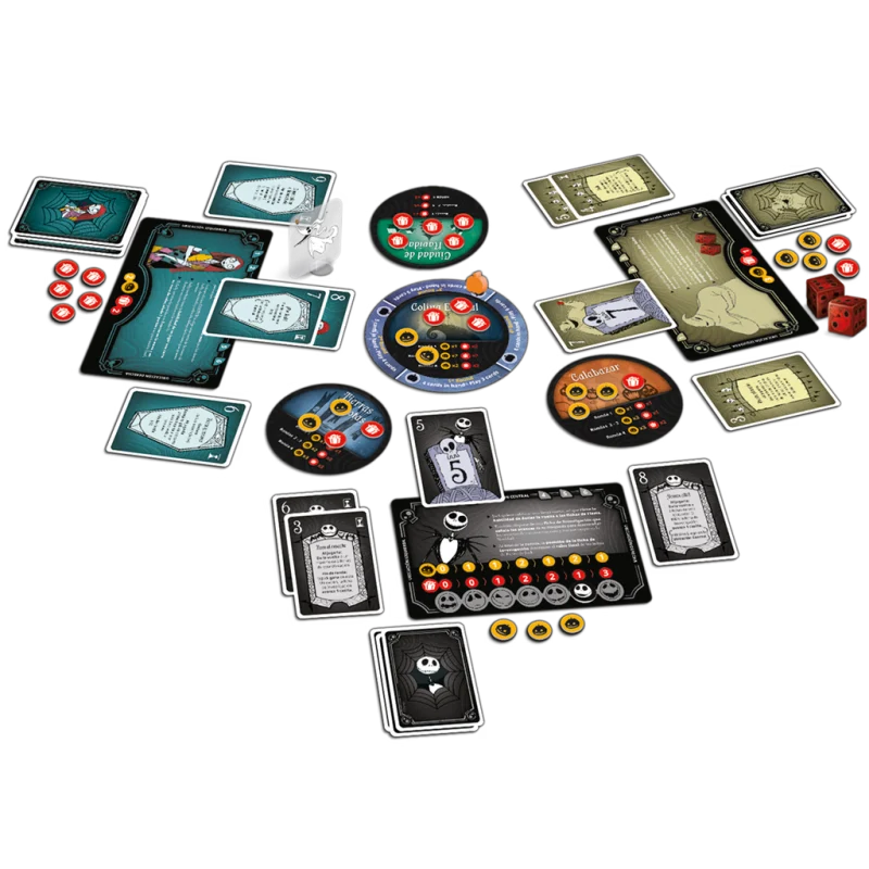 Juego de Mesa Pesadilla Antes de Navidad: Compite por las Fiestas