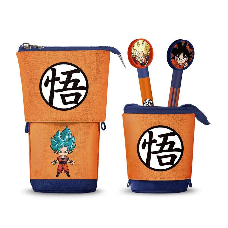Set Estuche y 2 Bolígrafos Borrables - Dragon Ball Super
