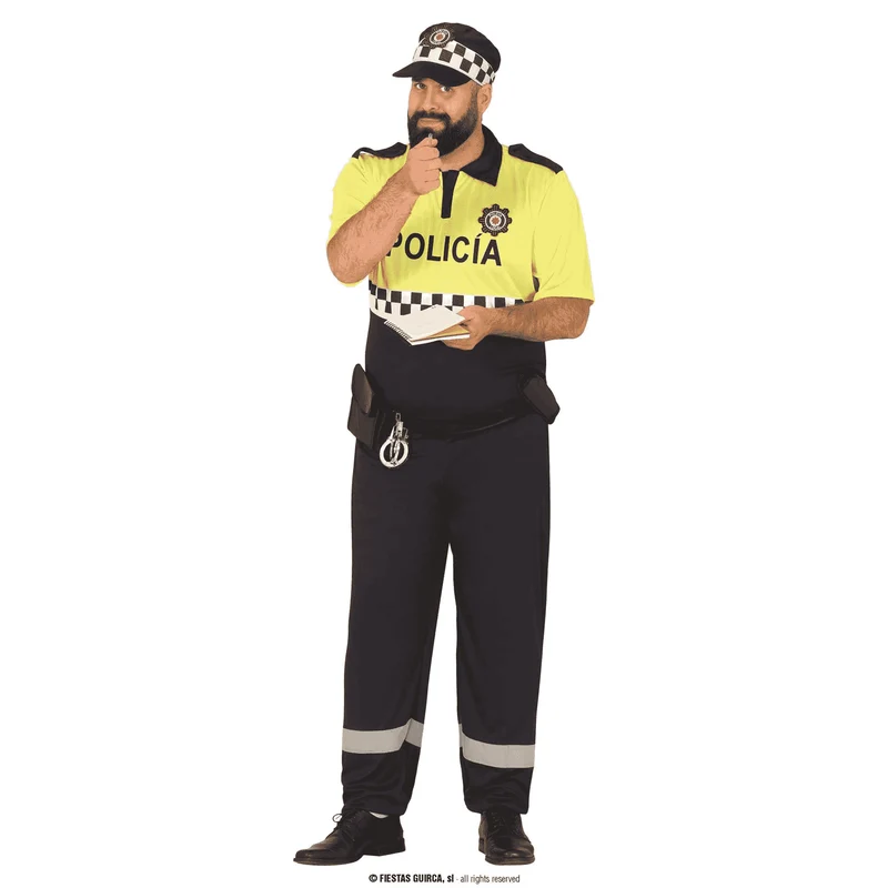 Disfraz de Policia Local Adulto Talla S