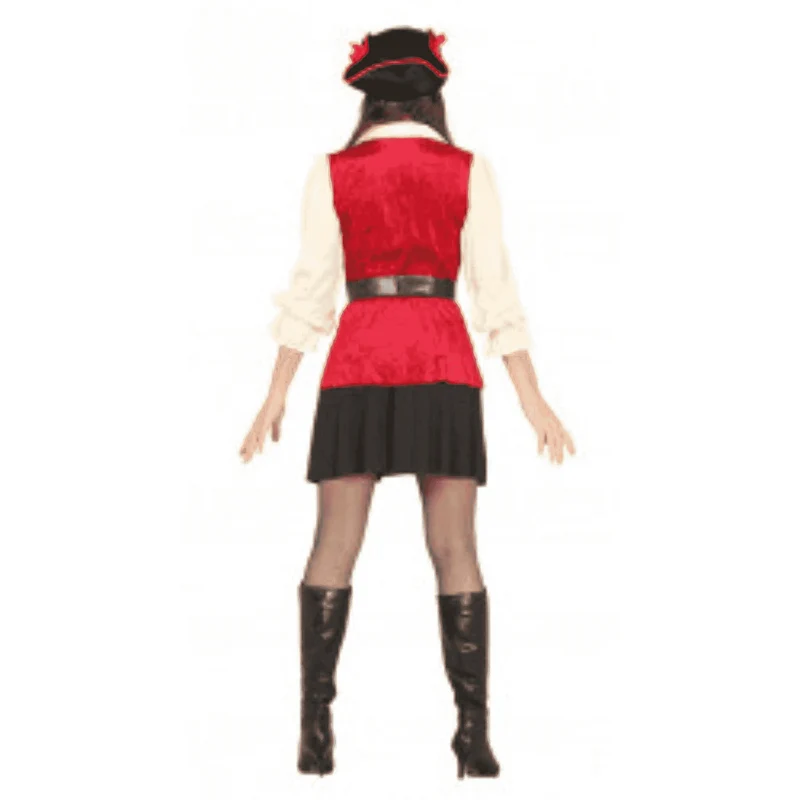 Disfraz de Pirata de Terciopelo para Mujer Talla XL