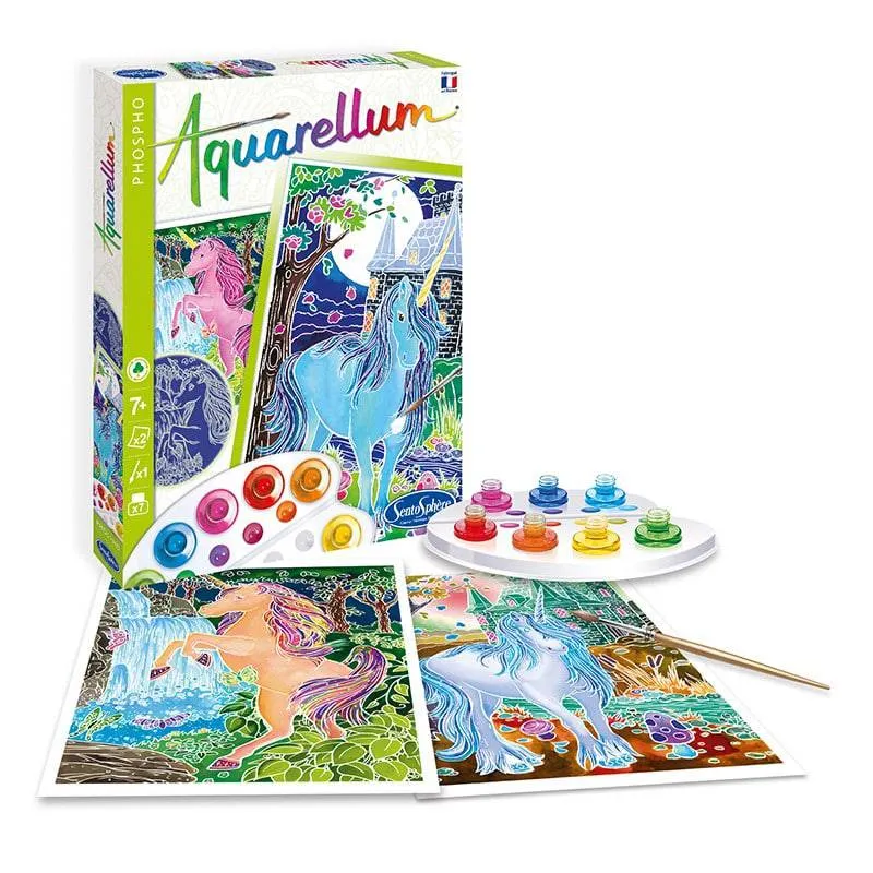 Aquarellum Fluorescente Unicornios
