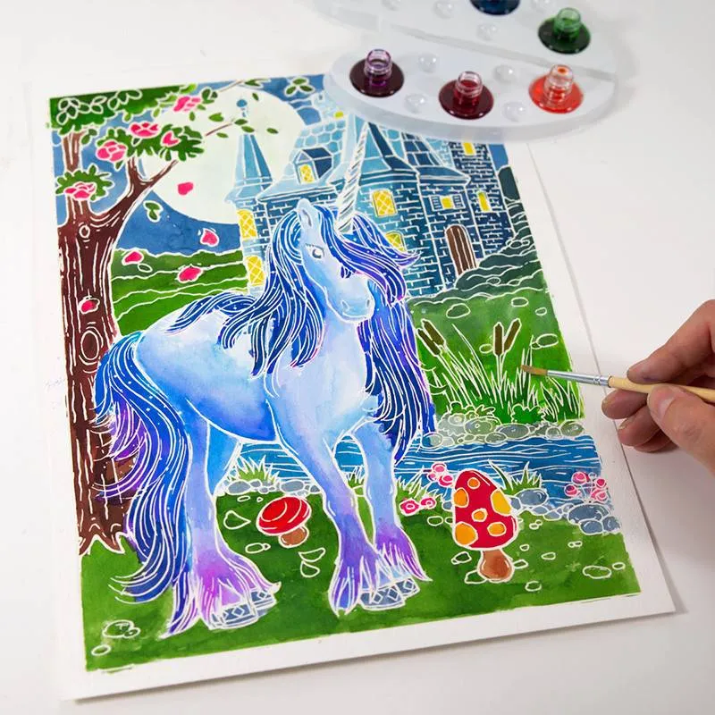 Aquarellum Fluorescente Unicornios
