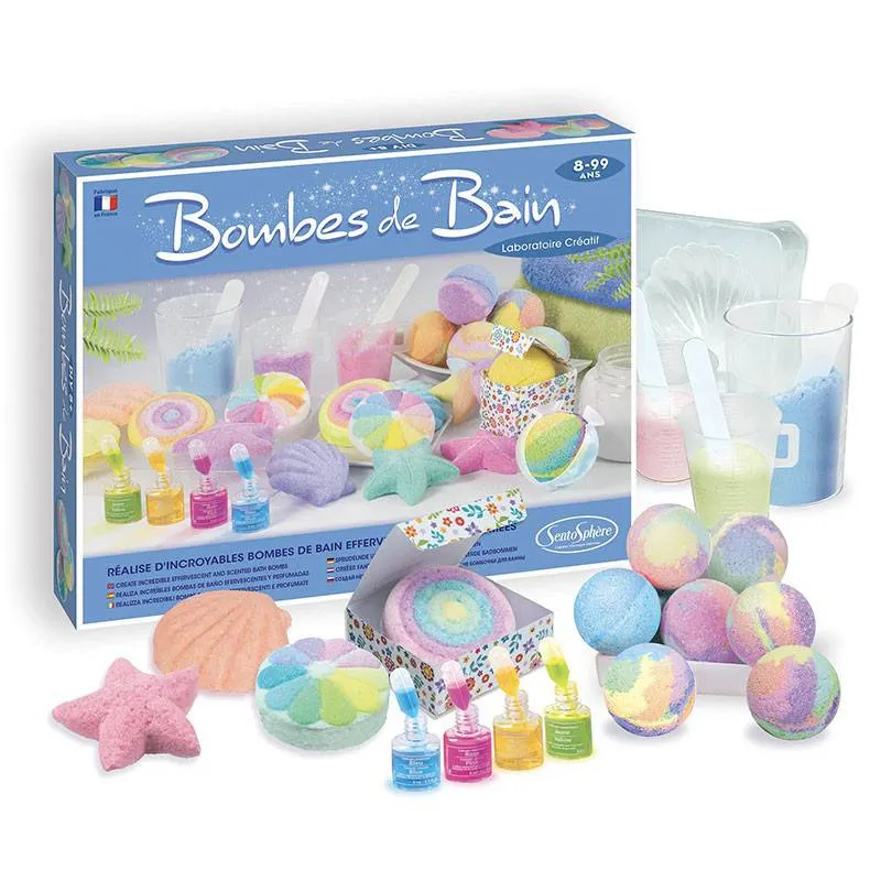 Laboratorio de bombas de baño