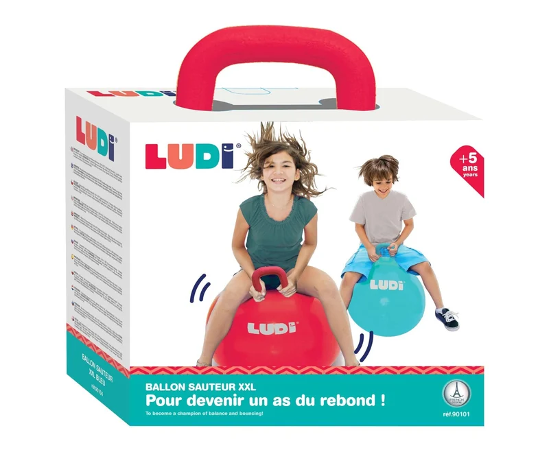 Pelota saltarina XXL roja · Ludi